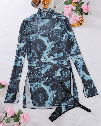 RAZARIA High Side Slit Dress