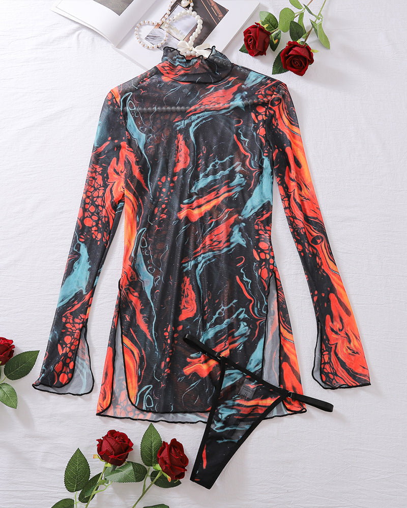 RAZARIA High Side Slit Dress