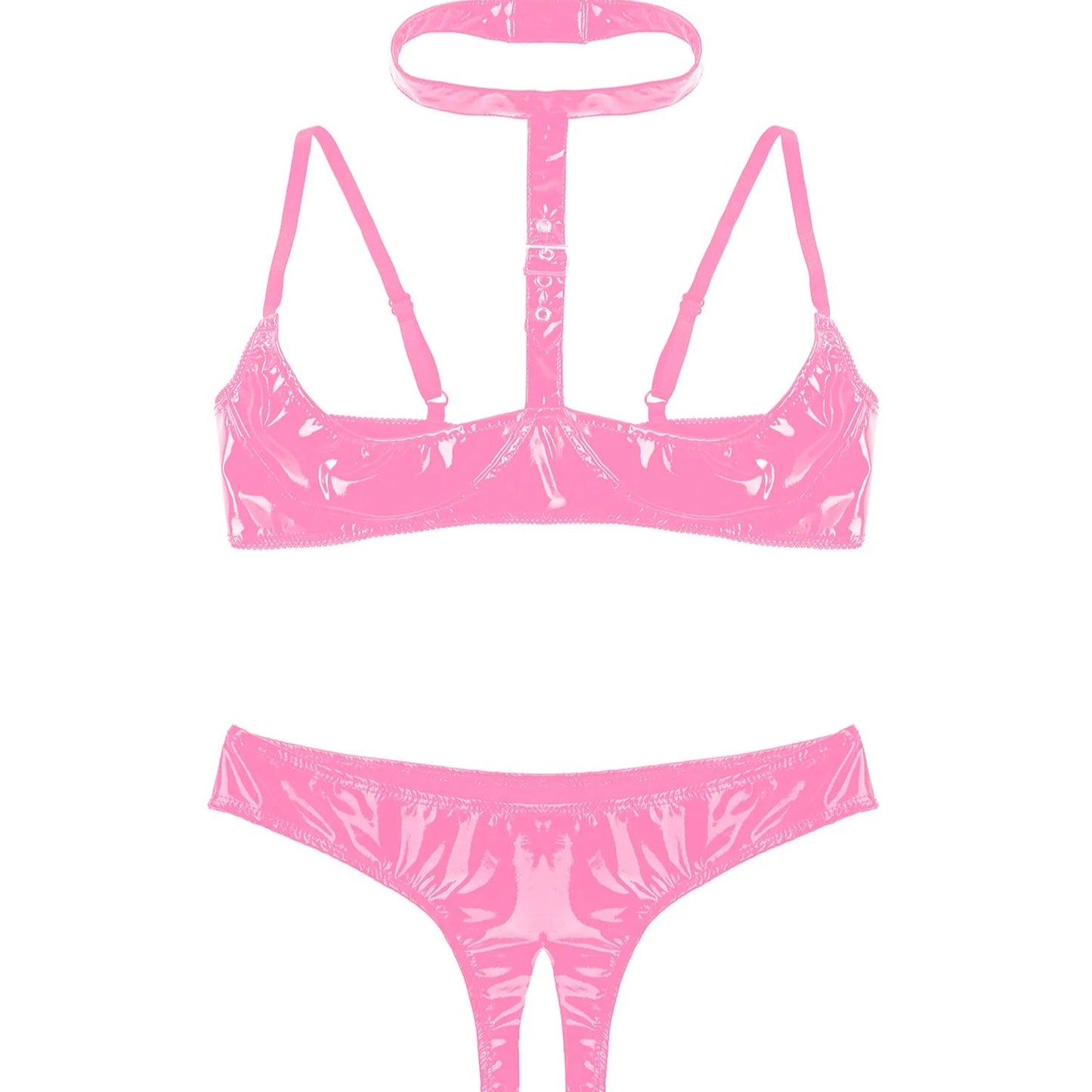 💥 SUMMER HOLIDAY 70% OFF 🔥 FancyStar™ PUMIE Leather Open Top Crotch Set