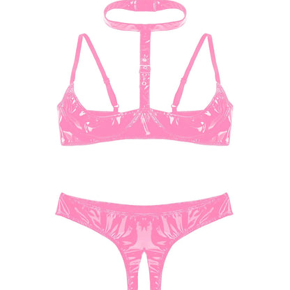 💥 SUMMER HOLIDAY 70% OFF 🔥 FancyStar™ PUMIE Leather Open Top Crotch Set