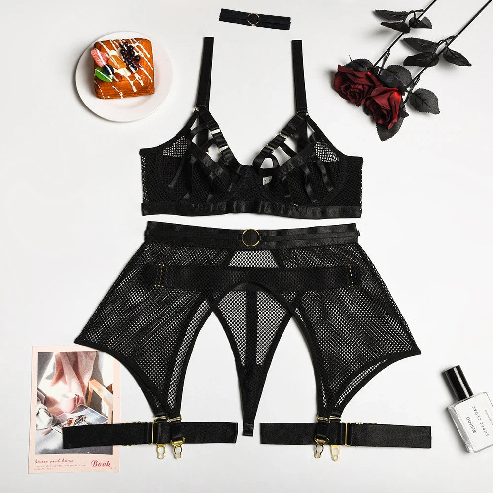 FancyStar™ Bold Lace Lingerie Set