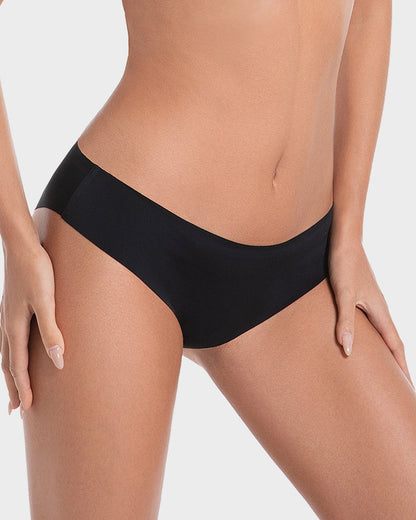 Seamless Ice-Silk Low-Rise Panties for Women (5 Pack)