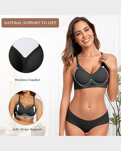 Seamless Soft Support Push Up Bra