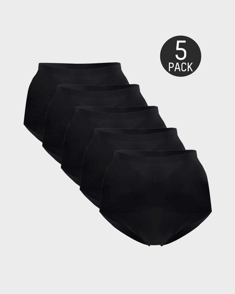 Seamless High-Waist Shaping Panty(5 Pack)