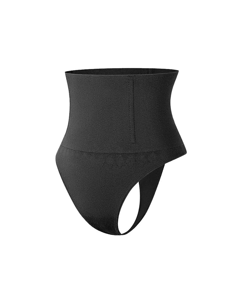 Seamless High-Waisted Shaper Thong Panty（2pcs ）