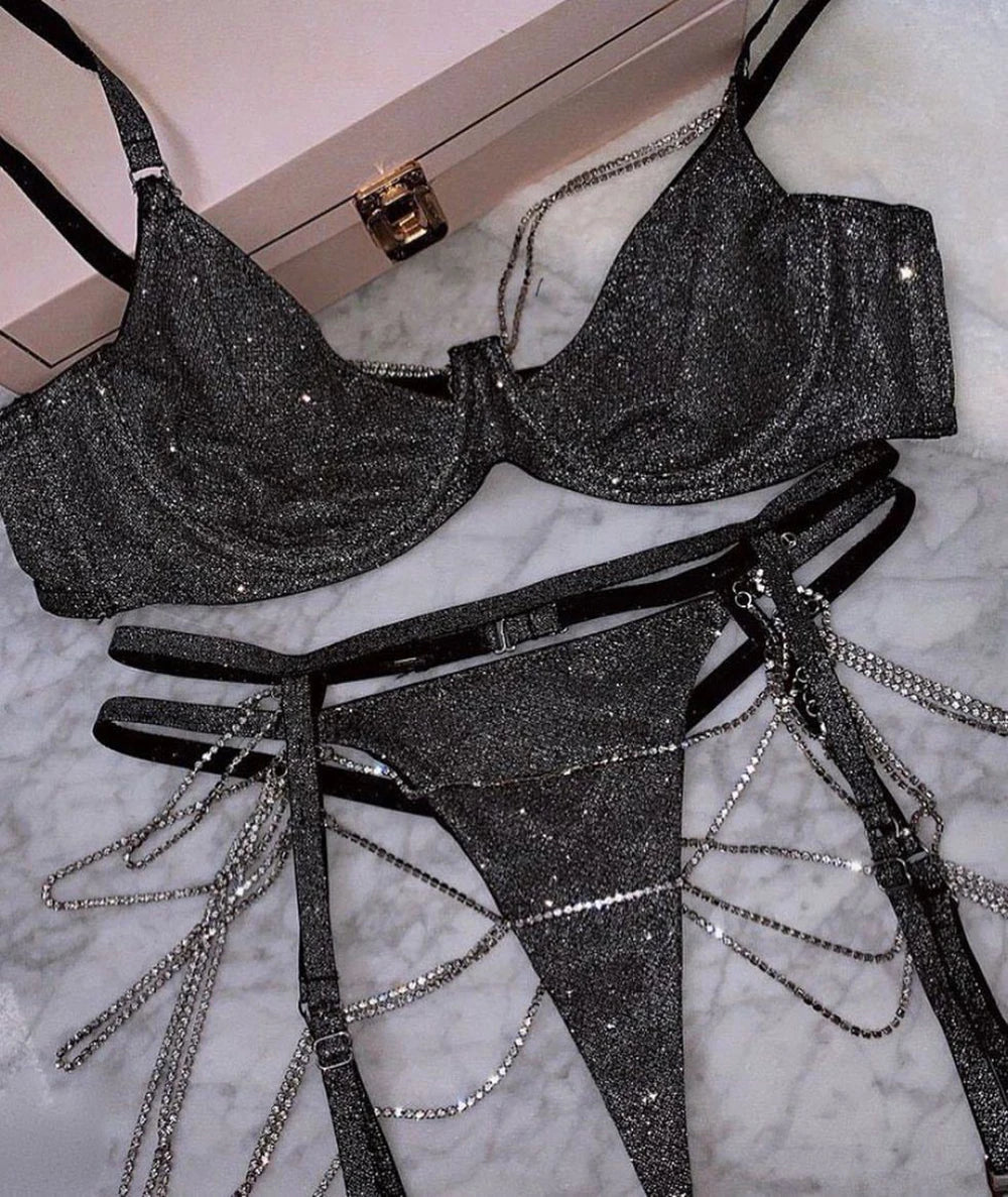 FancyStar™ Blink Chain Lingerie Set