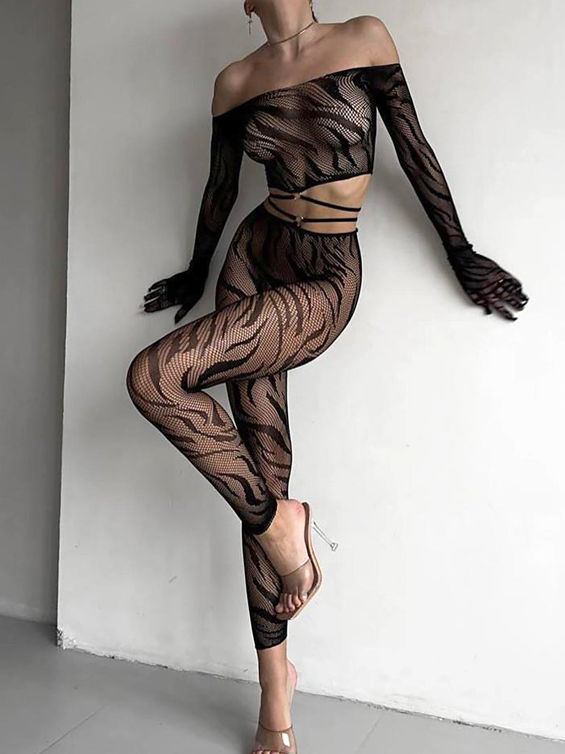 WINNY Sheer Mesh BodyStocking