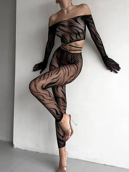 WINNY Sheer Mesh BodyStocking