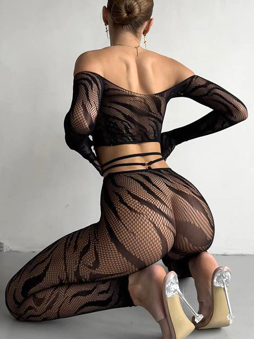 WINNY Sheer Mesh BodyStocking