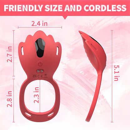 Strap-On Wearable Clitoral Vibrator with APP Control