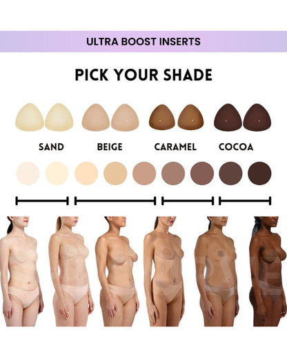 Instant Boost Breast Lift Sticky Insert Pads(2 Pairs)