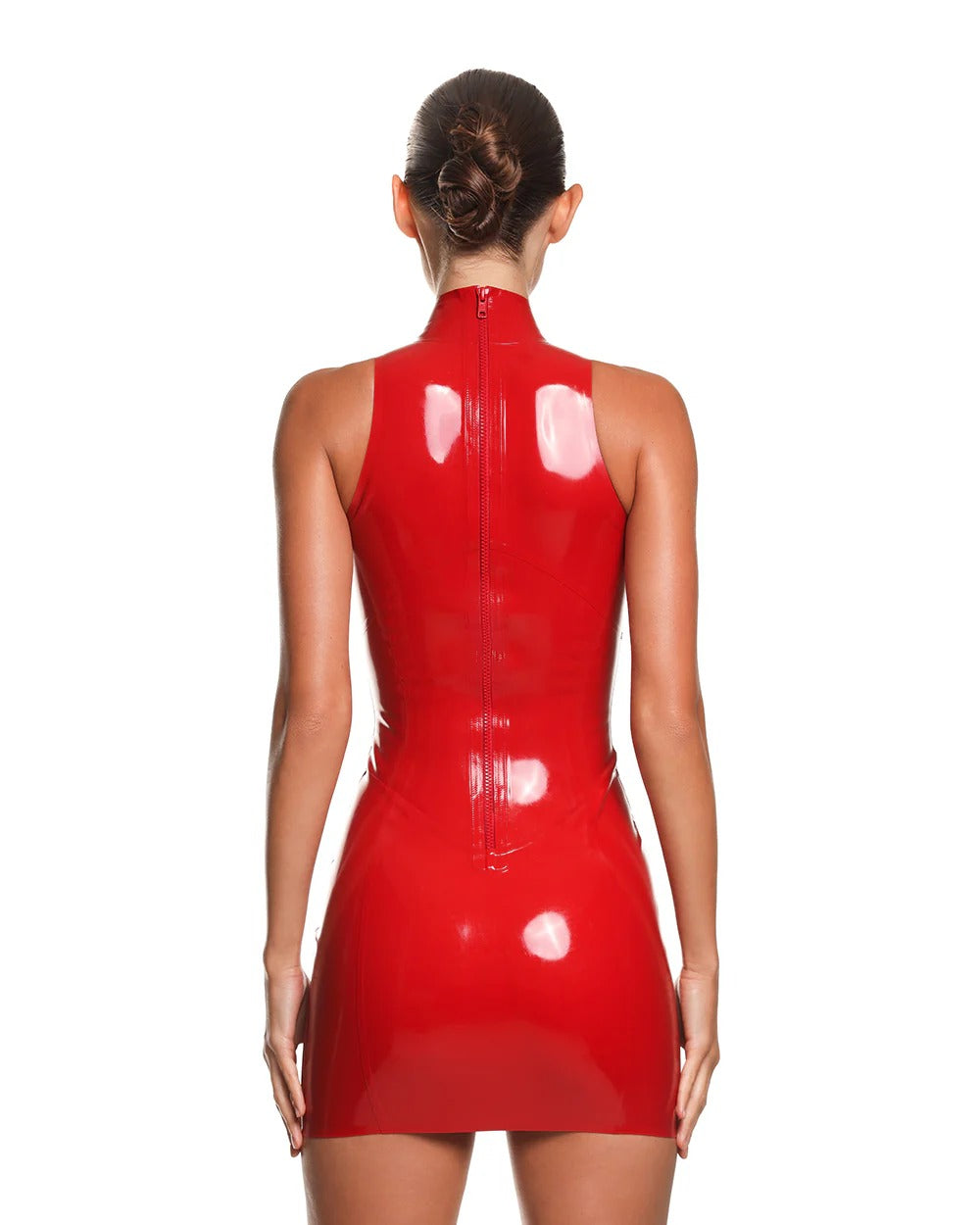FancyStar® Cherry Bomb Latex Dress