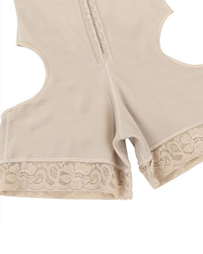 High-Waisted Hip-Lifting Lace Boxers