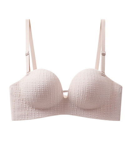 Women's Wire-free One-piece Push-up Strapless Anti-slip Invisible Bra