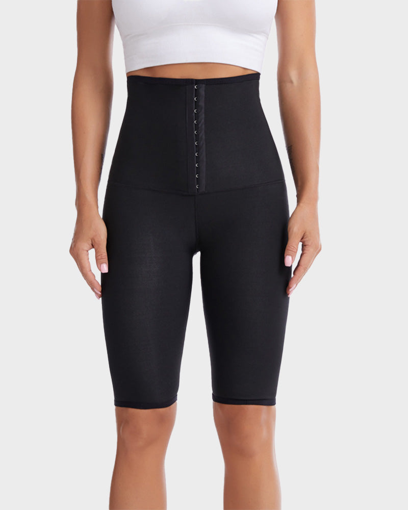 High Waist Tummy Control 5/8 Length Workout Sauna Pants