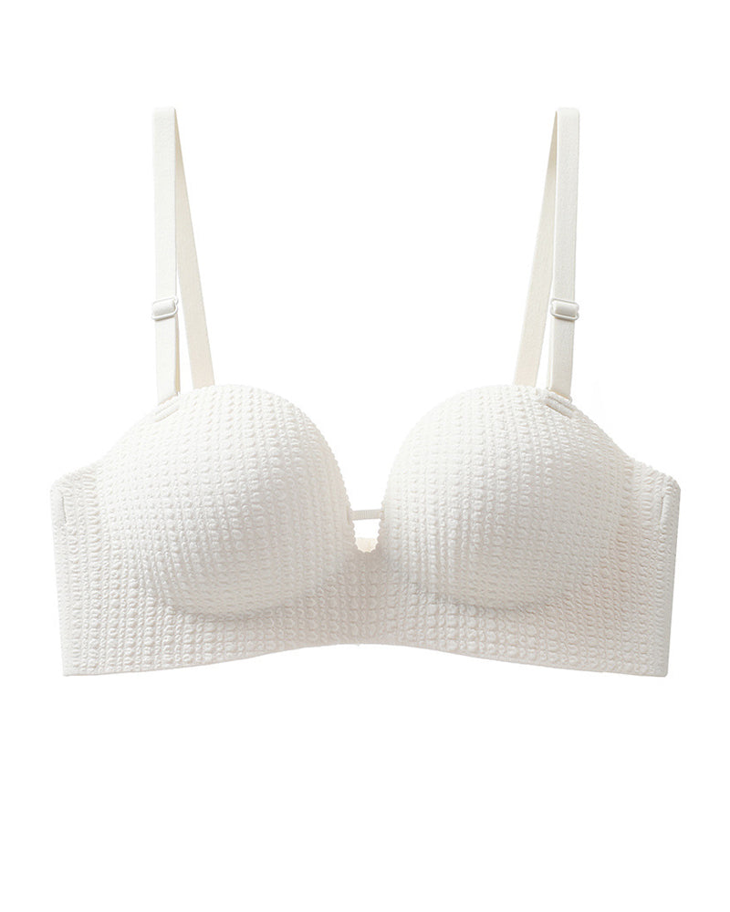 Women's Wire-free One-piece Push-up Strapless Anti-slip Invisible Bra