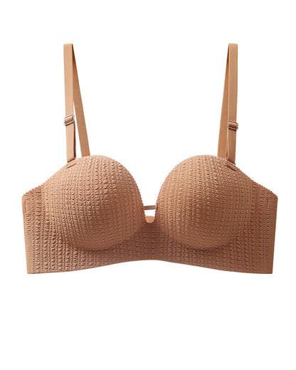 Women's Wire-free One-piece Push-up Strapless Anti-slip Invisible Bra