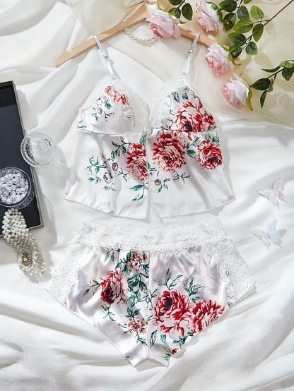 Enchanted After Dark Set With Floral Detail