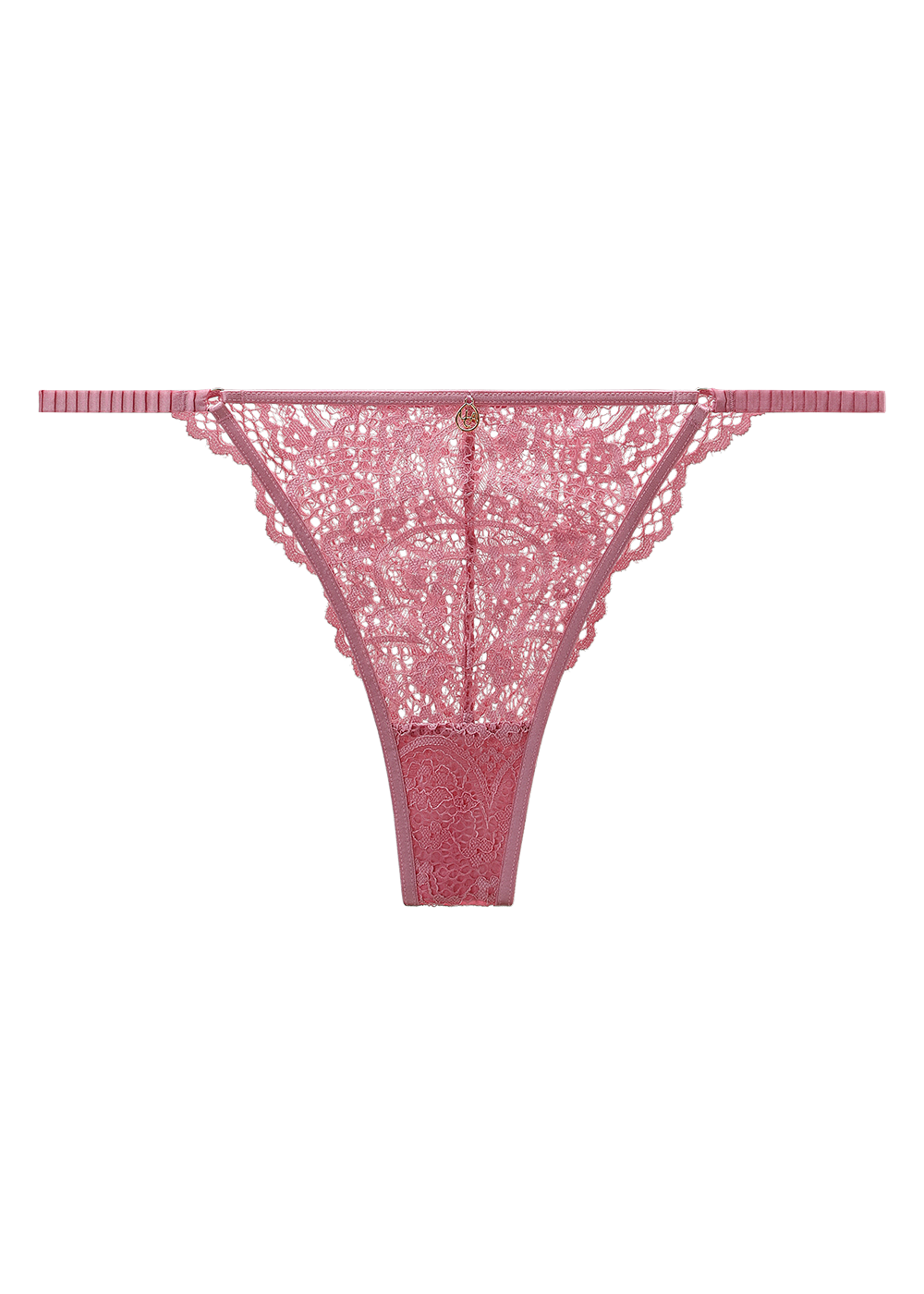 CELINE Sexy Pink Lace Tanga Panties