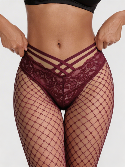 Noirea™ Lace Fishnet Tights