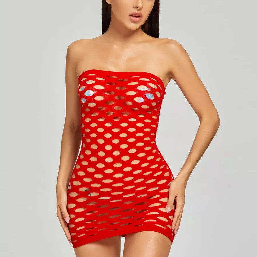 FancyStar™ Sexy Lace Strapless Dress HEMSMTH149