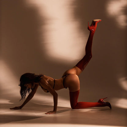 Whelly Leather Lingerie Set HEMSMTH345