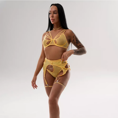 FancyStar™ Spice Cut Out Lingerie Set HEMSMTH146