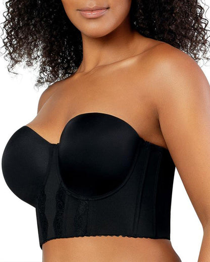Women's Full Bust and Full Body Seamless Push Up Support Bra
