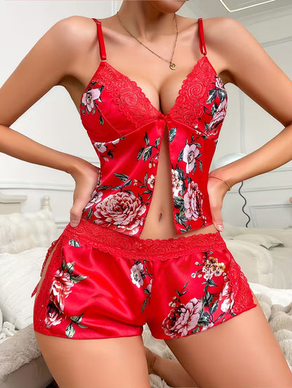 Enchanted After Dark Set With Floral Detail