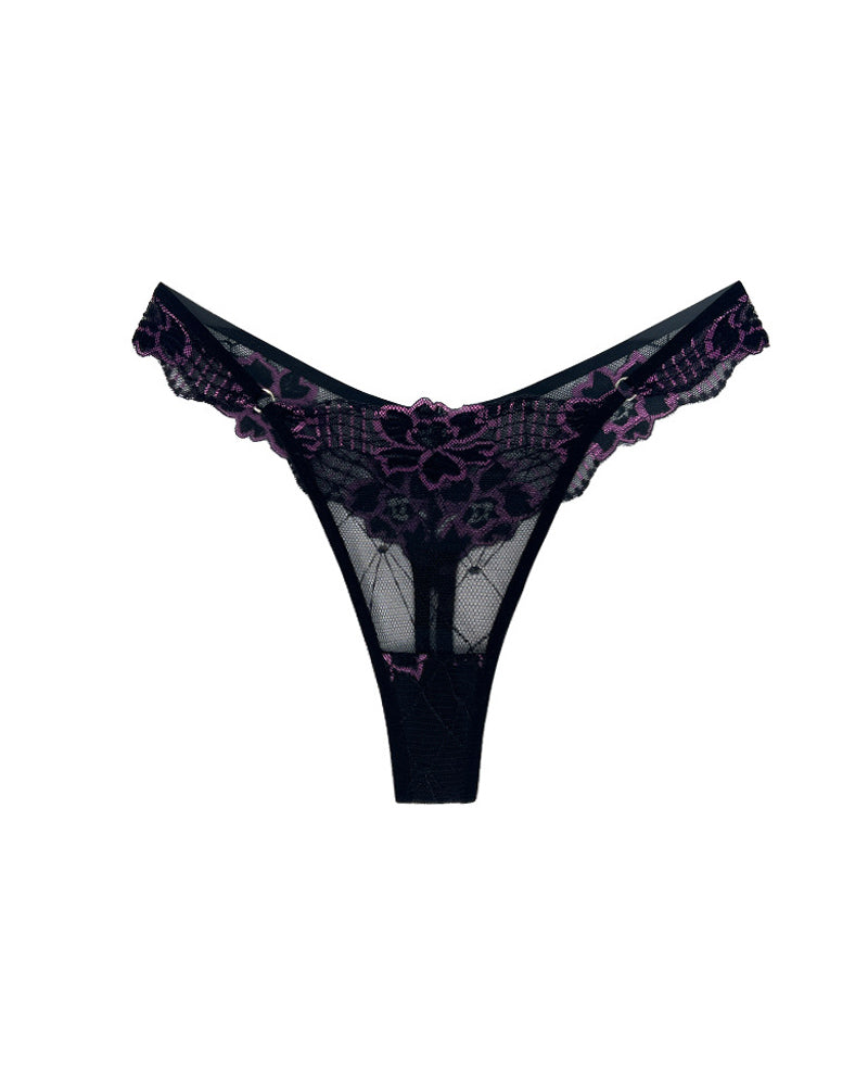 Lace Floral Sexy Comfortable Breathable Thong