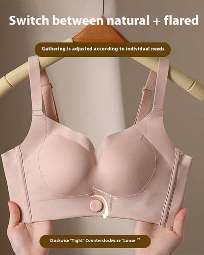 Women's Seamless Push-Up Bra With Rotating Buckle To Prevent Sagging