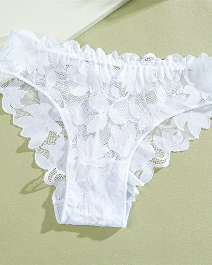 Women's Sexy Lace Floral Mesh Breathable Panties