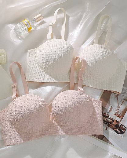Women's Wire-free One-piece Push-up Strapless Anti-slip Invisible Bra