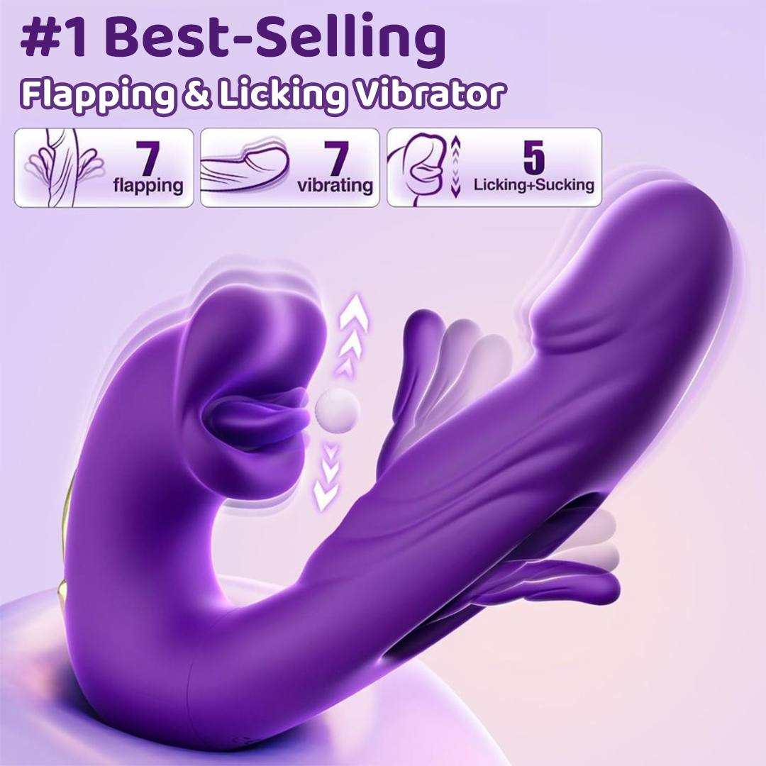 Limited Sale 70% OFF 💋 2026 Upgraded Luvora™. The Ultimate 4-in-1 Flapping & Licking Vibrator