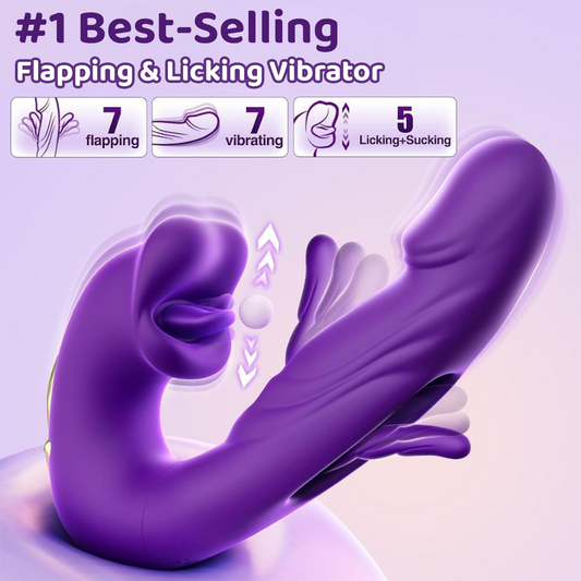 Limited Sale 70% OFF 💋 2026 Upgraded Luvora™. The Ultimate 4-in-1 Flapping & Licking Vibrator