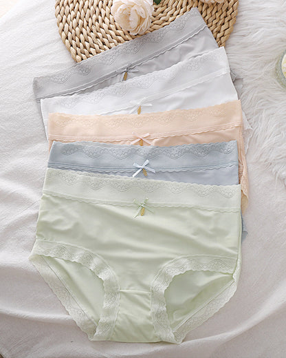 Comfortable Breathable Ice Silk Seamless Pure Cotton Crotch Women's Briefs