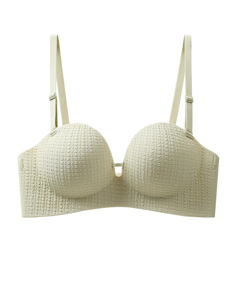 Women's Wire-free One-piece Push-up Strapless Anti-slip Invisible Bra