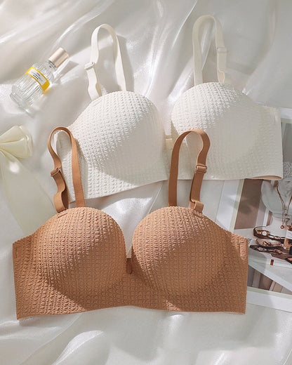 Women's Wire-free One-piece Push-up Strapless Anti-slip Invisible Bra