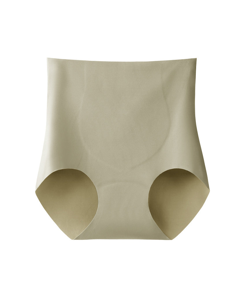 High-waisted Tummy-control Seamless 7A  Antibacterial Breathable Underwear