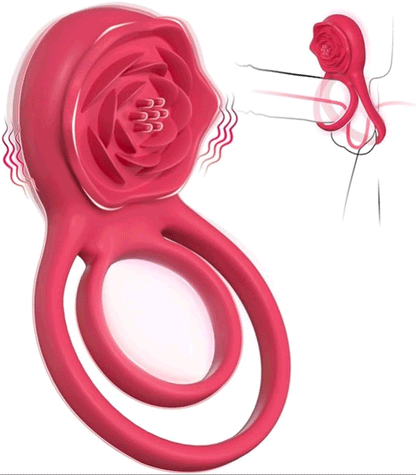 💥 2025 Limited 70% OFF 💦 ROSELINK Suptruck Kiwinet® 3 in 1 Dual Ring Rose Vibrator