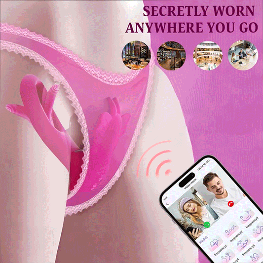 💥2025 Limited 75% OFF🔥SUPTRUCK Kiwinet Butterfly X9🔥4 IN 1 Panty Vibrator with 9 Modes