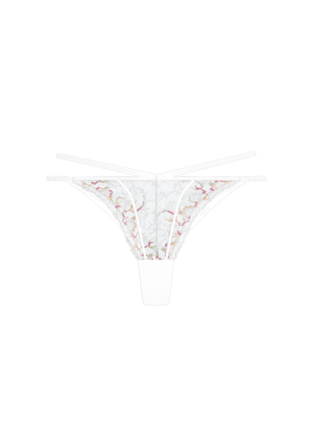 GLYNIS Seductive Embroidery Lace Tanga Panties