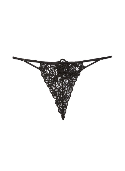 Fleur Guipure V-String