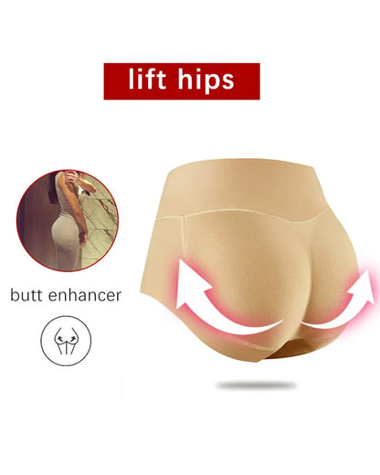 Seamless Padded Buttock-lifting Shaping Panties