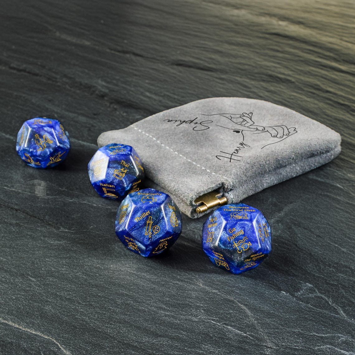 🔥 Limited Offer 70% Off 🎲 Crystal Couple Date Night Dice