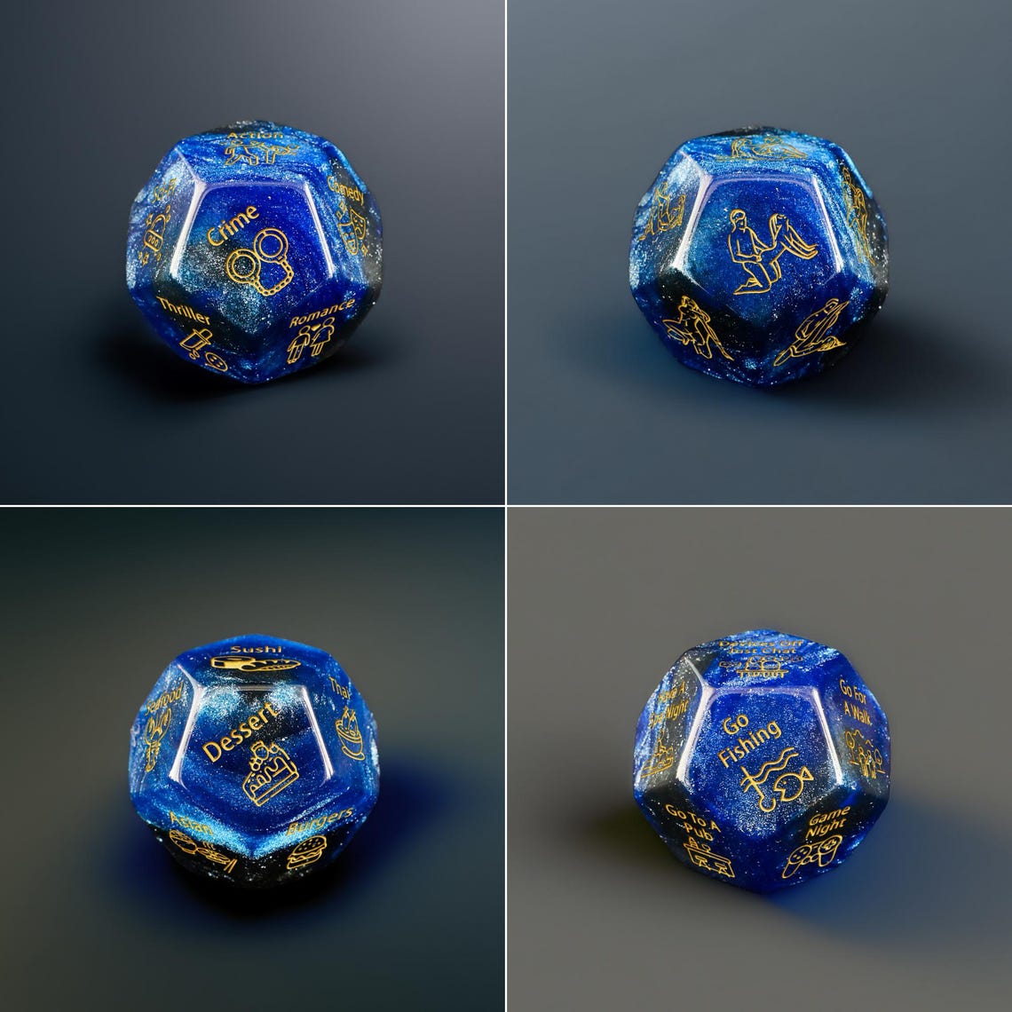 🔥 Limited Offer 70% Off 🎲 Crystal Couple Date Night Dice