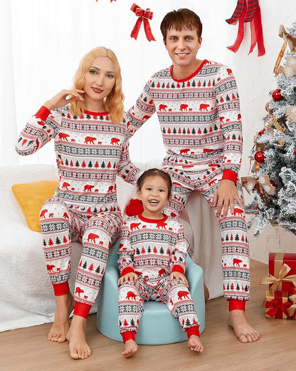Christmas Pattern Family Matching Pajama Set
