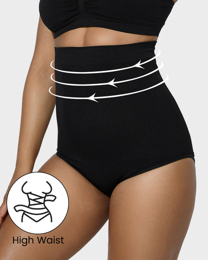 High Waist Tummy Control Brief Shaping Panty (2 Pack)