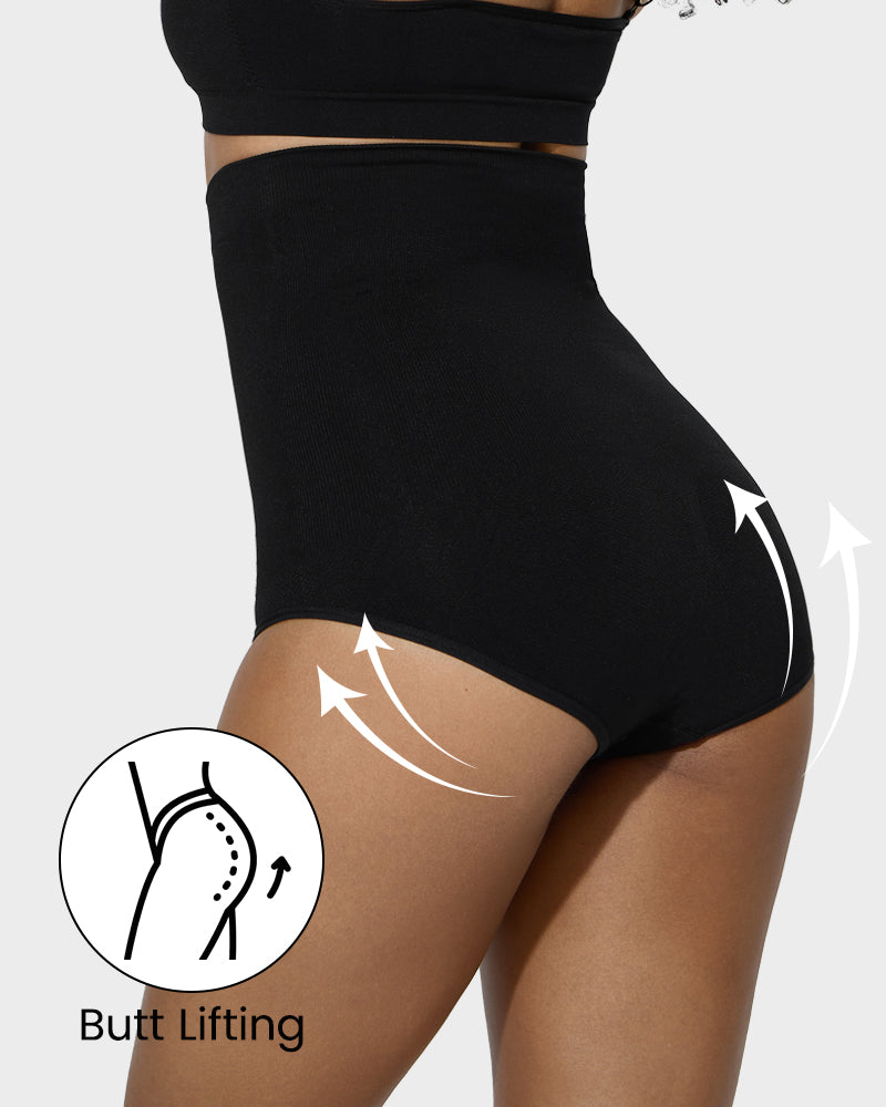 High Waist Tummy Control Brief Shaping Panty (2 Pack)