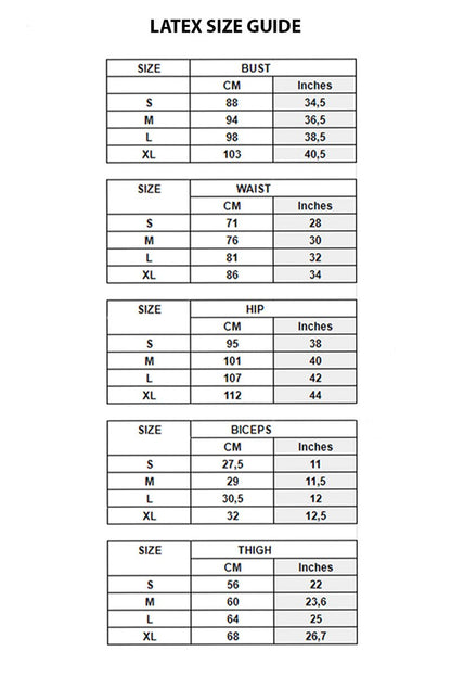 Latex Doll Dress. Red